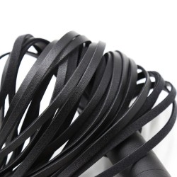 Black Adult Leather Flogger