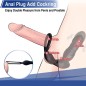 Thrusting Vibrating 7 Modes with Cock Ring Anal Plug