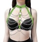 Steam Punk Bra Harness With Cross Chains