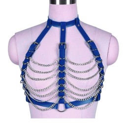 Layered Chain Bra Harness In Multiple Colors