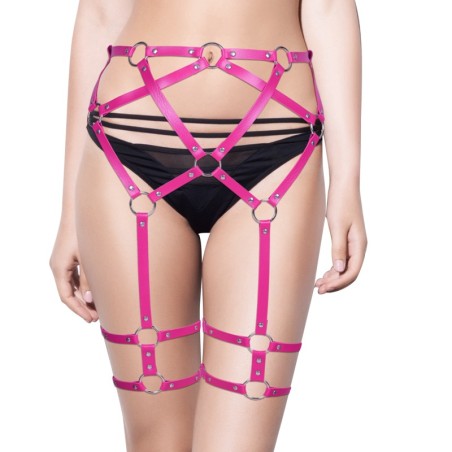 SM519 O Ring Body Harness Steam Punk Fetish