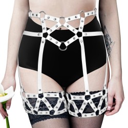 SM517 Criss Cross Revited Waist Leg Harness Strap