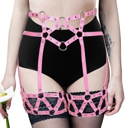 SM517 Criss Cross Revited Waist Leg Harness Strap