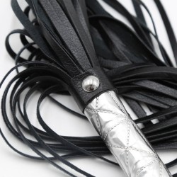 Silver Handle Spanker Flogger