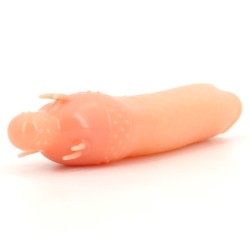 Ultrathin Massager Vibrator Cock Condom -B
