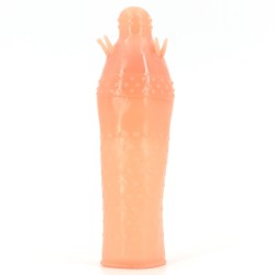 Ultrathin Massager Vibrator Cock Condom -B