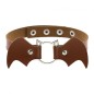 Bat Vampire Leather Collar