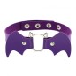 Bat Vampire Leather Collar