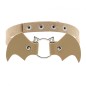 Bat Vampire Leather Collar