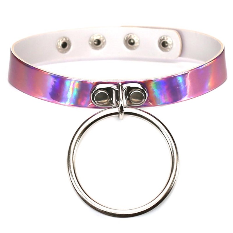 Big O Ring Pendant Collar - Laser