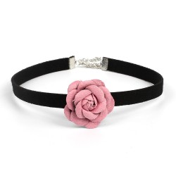 N304 14pcs Pink Lady Floral Collars