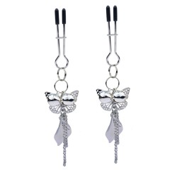 Scallop Snow Butterfly Leaf Bell Nipple Clip