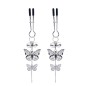 Scallop Snow Butterfly Leaf Bell Nipple Clip