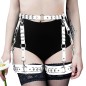 SM505 Punk Body Harness Ring Buckled Garter Waist Belt