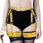 SM505 Punk Body Harness Ring Buckled Garter Waist Belt