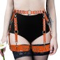 SM505 Punk Body Harness Ring Buckled Garter Waist Belt