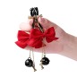 Dog Bone Bell Bowknot Nipple Clamp