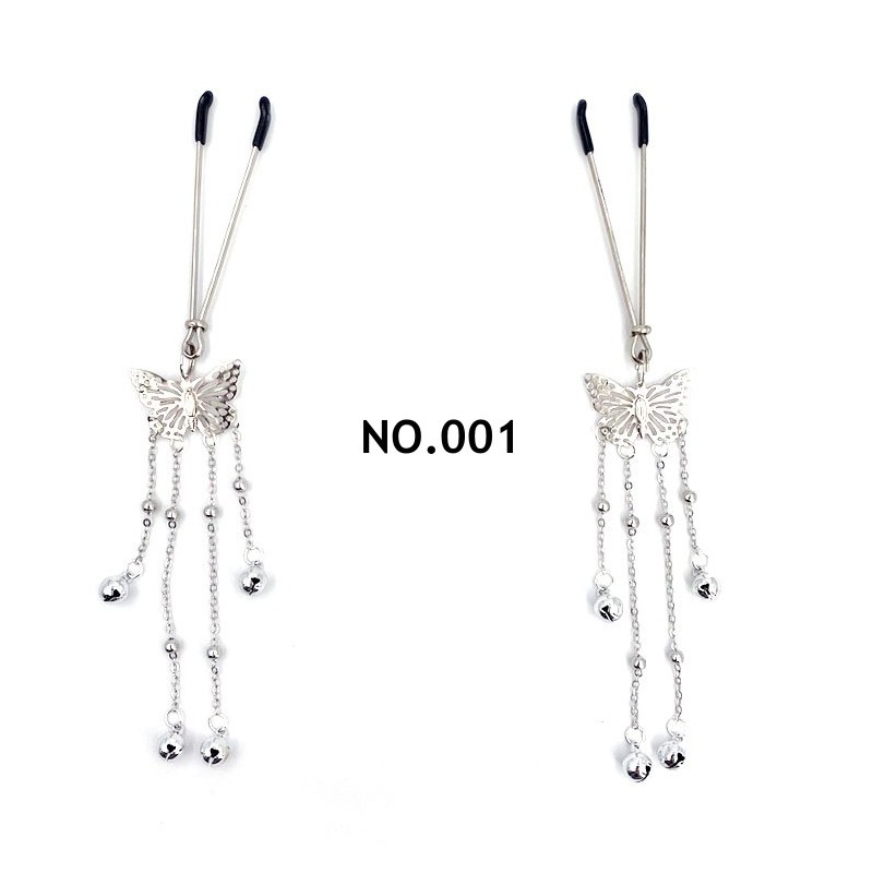 Butterfly Chain Tassel Nipple Clip