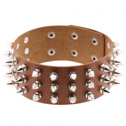 Three Row Tapered Studded Collar