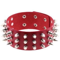 Three Row Tapered Studded Collar