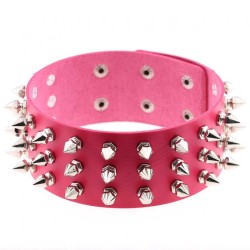 Three Row Tapered Studded Collar