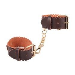 Brown Real Leather Bondage Kit