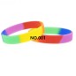 D705 LGBT Rainbow Silicone Bracelet