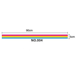 D708 LGBT Rainbow Ribbon 90*5cm-10pcs