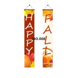 D711 Happy Fall Thanks Giving Door Banner