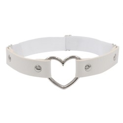 SM906 Heart Ring Leather Leg Strap