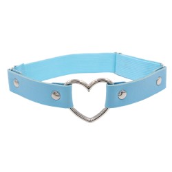 SM906 Heart Ring Leather Leg Strap