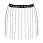 Long Tassel Chain Waist Belt Steam Punk Skirt
