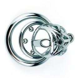 Hex Screw Chastity Lock Cage With Anti-drop Ring