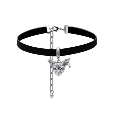 Alien Cat PU Choker