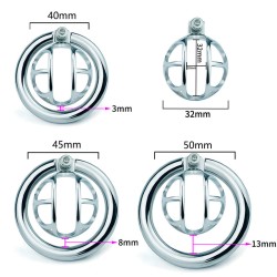 Hex Screw Steel Cock Cage