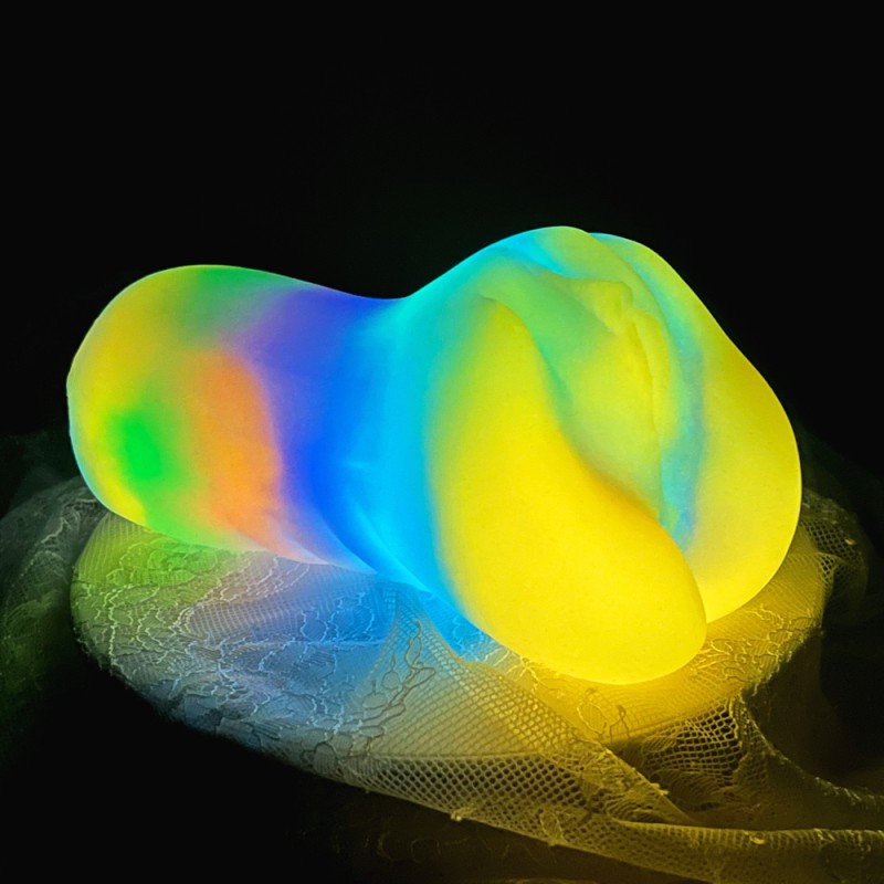 Luminous Colorful Silicone Pocket Vagina -17