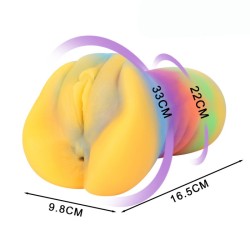 Luminous Colorful Silicone Pocket Vagina -17