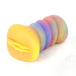 Luminous Colorful Silicone Pocket Vagina -12