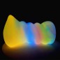 Luminous Colorful Silicone Pocket Vagina -12