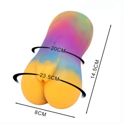 Luminous Colorful Silicone Pocket Vagina -11