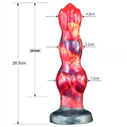 Dragon Color Silicone Dildo - 07