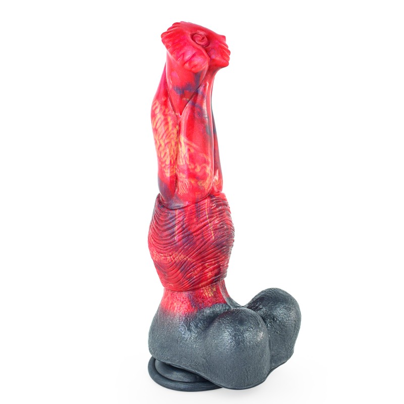 Dragon Color Silicone Dildo - 06