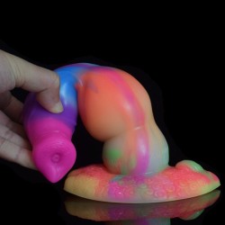 Luminous Silicone Dildo - 19