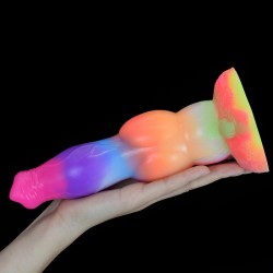 Luminous Silicone Dildo - 19