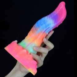 Luminous Silicone Dildo - 18