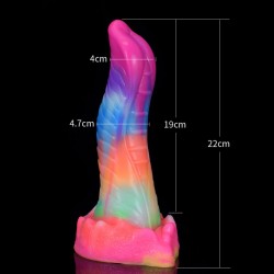 Luminous Silicone Dildo - 18