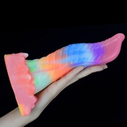 Luminous Silicone Dildo - 18