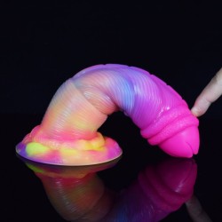 Luminous Silicone Dildo - 17