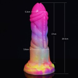 Luminous Silicone Dildo - 17