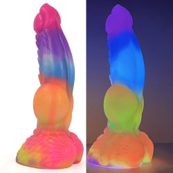 Luminous Silicone Dildo - 15